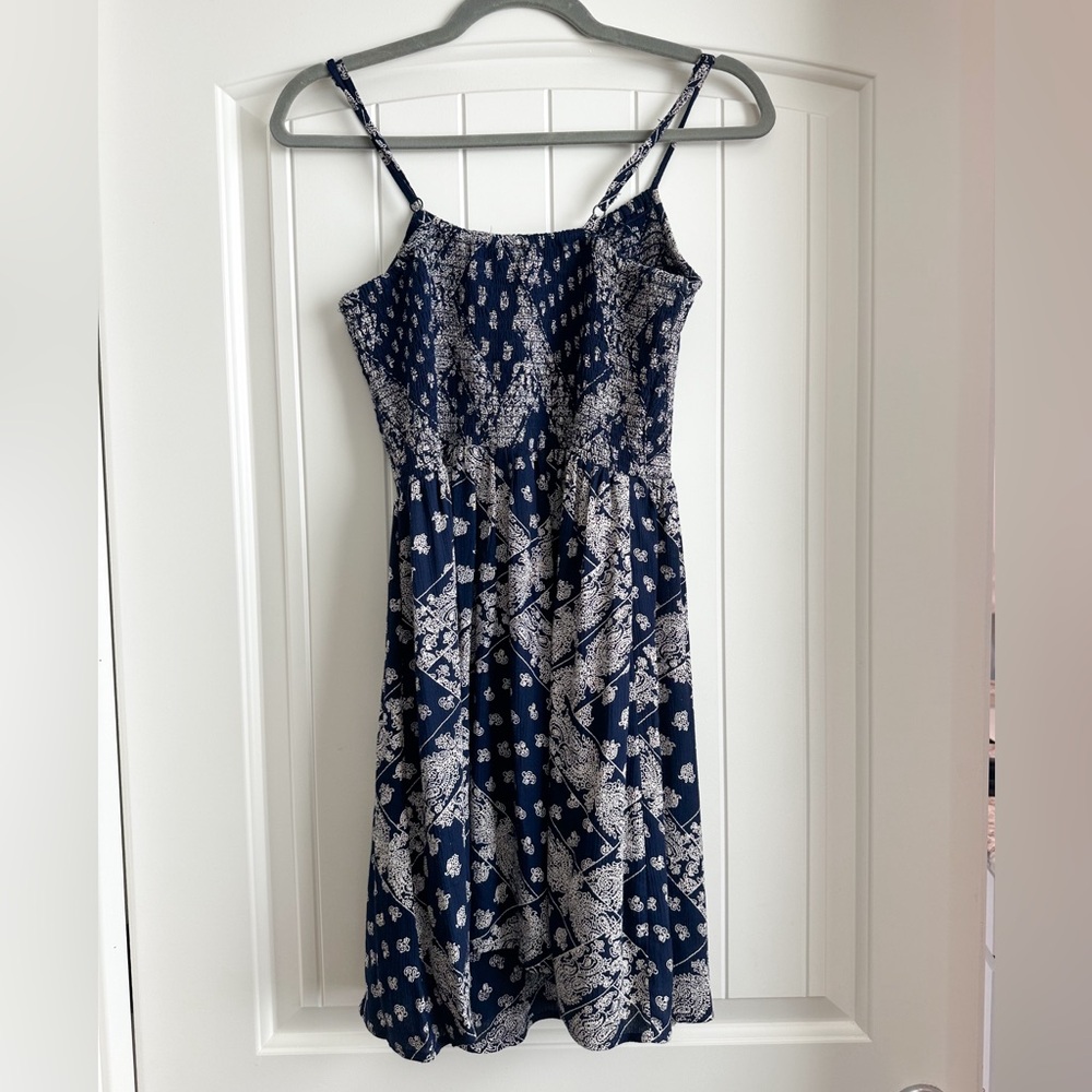 Boot barn smocked bandana print mini dress